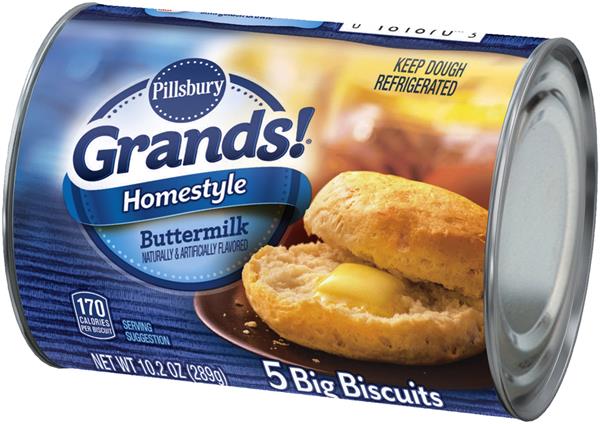 Pillsbury Grands! Homestyle Buttermilk Biscuits 5Ct | Hy-Vee Aisles ...