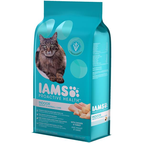 Iams Proactive Health Indoor Weight & Hairball Care Cat Food with