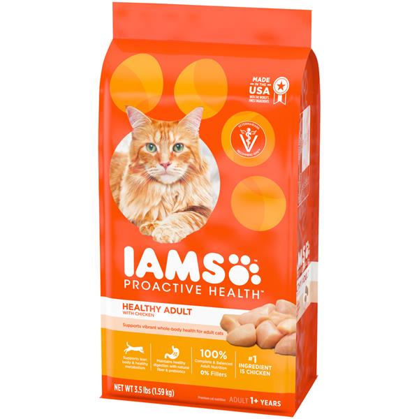 Iams Proactive Health Healthy Adult Original Cat Food with Chicken HyVee Aisles Online