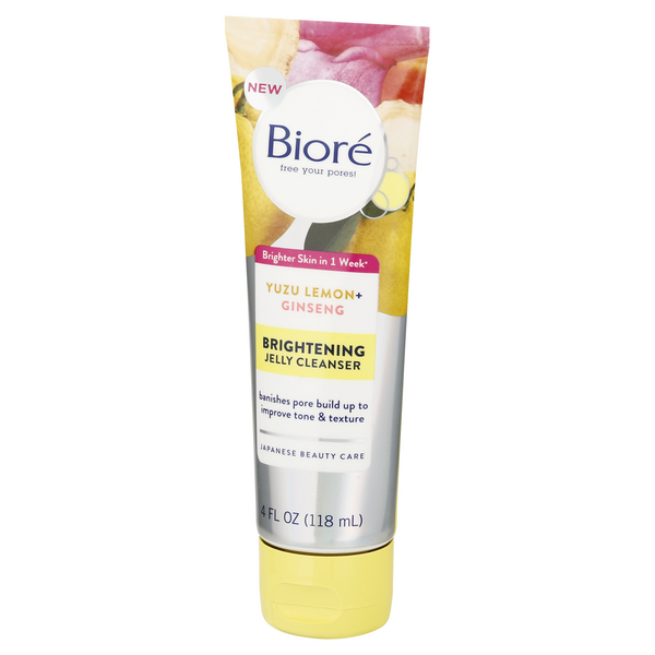 Biore Brightening Jelly Cleanser, Yuzu Lemon + Ginseng HyVee Aisles