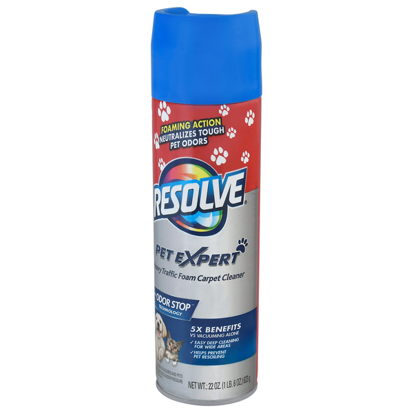  Resolve High Traffic Carpet Foam, 22 oz Can, Cleans Freshens  Softens & Removes Stains (Pack of 4) : Health & Household