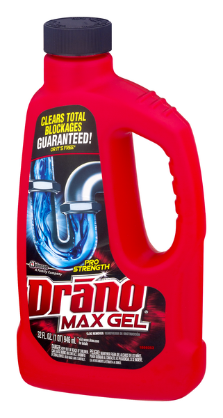 Drano Max Gel Drain Clog Remover and Cleaner for Shower or Sink