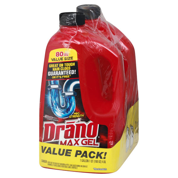 Drano Max Gel Clog Value Pack HyVee Aisles Online Grocery Shopping