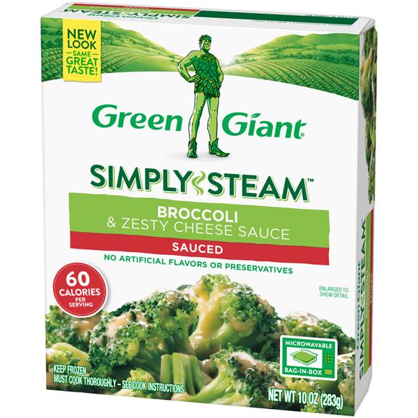 Green Giant Steamers Broccoli & Zesty Cheese Sauce | Hy-Vee Aisles ...