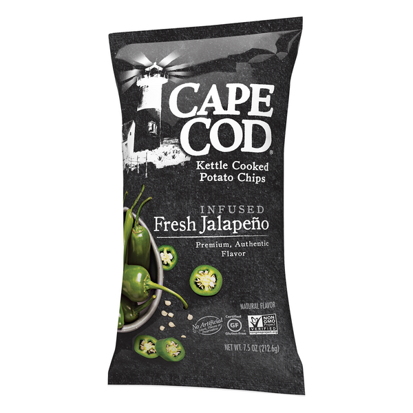 Cape Cod Infused Fresh Jalapeno Kettle Cooked Potato Chips | Hy-Vee ...