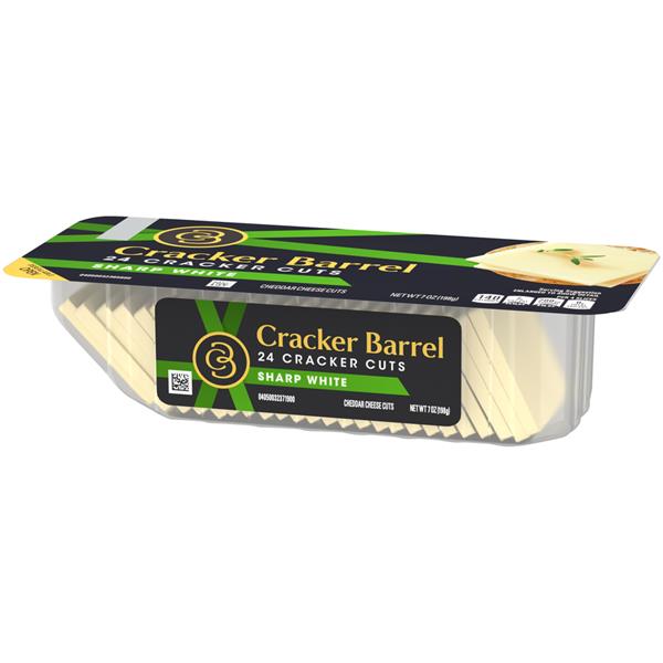 Cracker Barrel Sharp White Cheddar Cheese Cracker Cuts 24 Ct Hy Vee Cracker Barrel Sharp White Cheddar Cheese Cracker Cuts 24 Ct Hy Vee