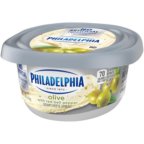 Philadelphia Olive with Red Bell Peppers Cream Cheese Spread HyVee