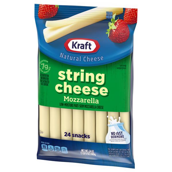 Kraft Mozzarella String Cheese 24Ct HyVee Aisles Online Grocery Shopping