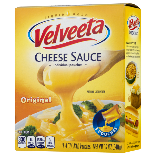 how do i make cheese sauce with velveeta cheese