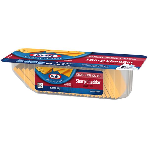 Kraft Sharp Cheddar Cheese Cracker Cuts 24Ct HyVee Aisles Online
