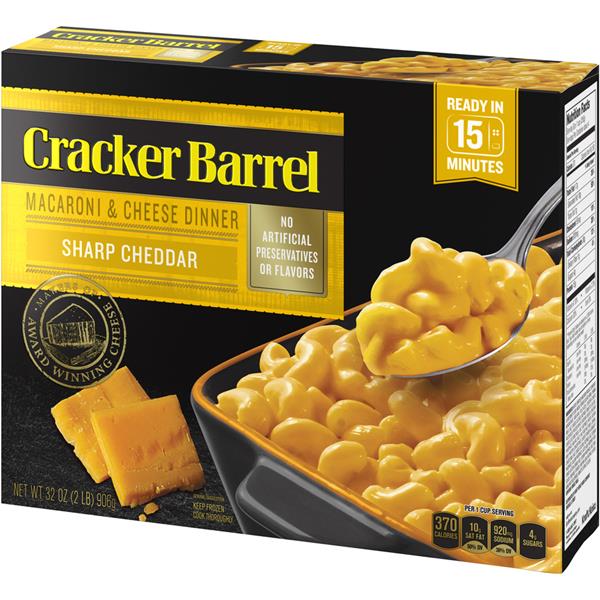 Cracker Barrel Sharp Cheddar Macaroni & Cheese Dinner 32 oz. Box | Hy ...