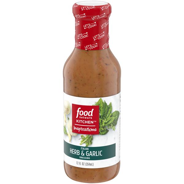 Food Network Kitchen Inspirations Italian Herb & Garlic Dressing Hy