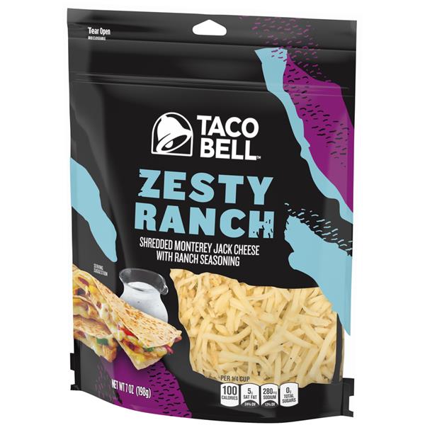 Taco Bell Zesty Ranch Shredded Cheese HyVee Aisles Online Grocery
