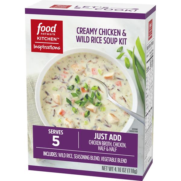 Food Network Kitchen Inspirations Creamy Chicken Wild Rice Soup Kit Hy Vee Aisles Online Grocery Shopping