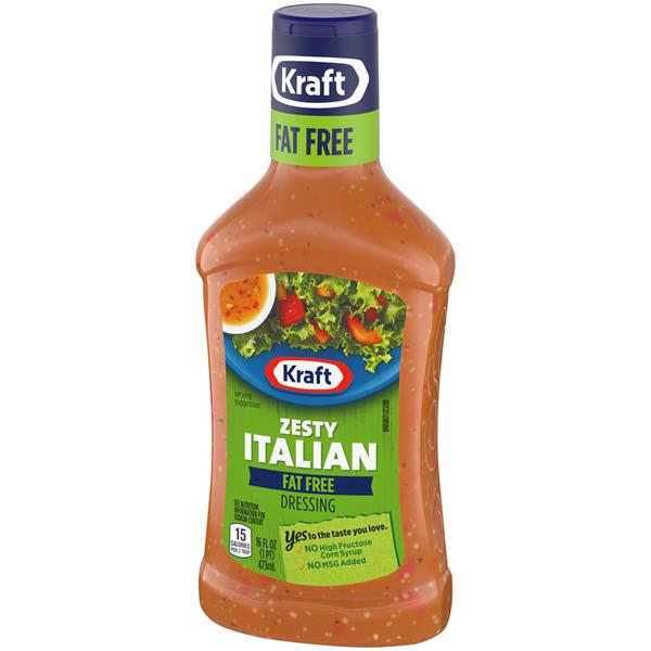 Kraft Fat Free Zesty Italian Dressing HyVee Aisles Online Grocery