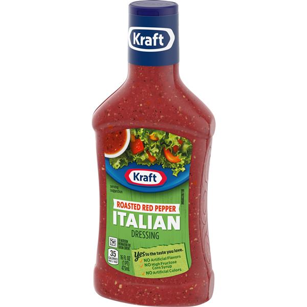 Kraft Roasted Red Pepper Italian Dressing | Hy-Vee Aisles Online ...