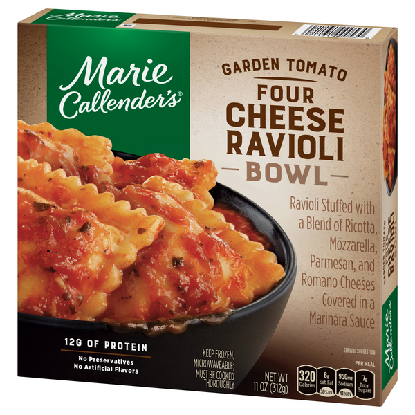 Marie Callender S Garden Tomato Four Cheese Ravioli Bowl