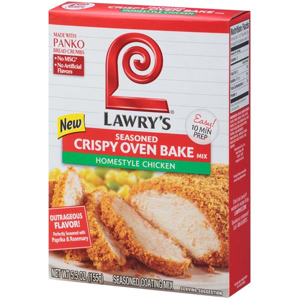 Lawry's Homestyle Chicken Seasoned Crispy Oven Bake Mix HyVee Aisles