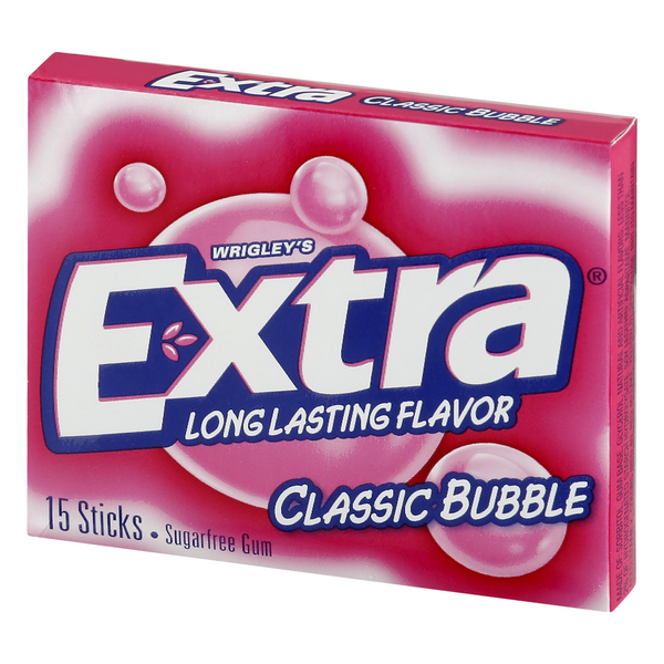 Wrigley's Extra Classic Bubble Sugarfree Gum | Hy-Vee Aisles Online ...