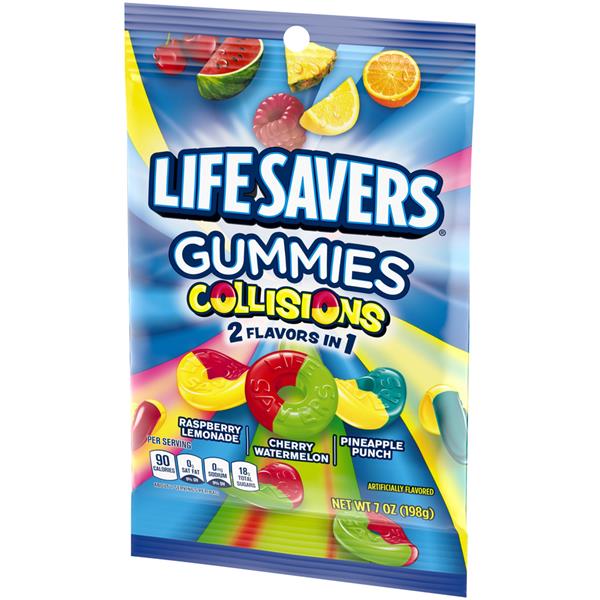 Lifesavers Gummies, Raspberry Lemonade/Cherry Watermelon/Pineapple ...