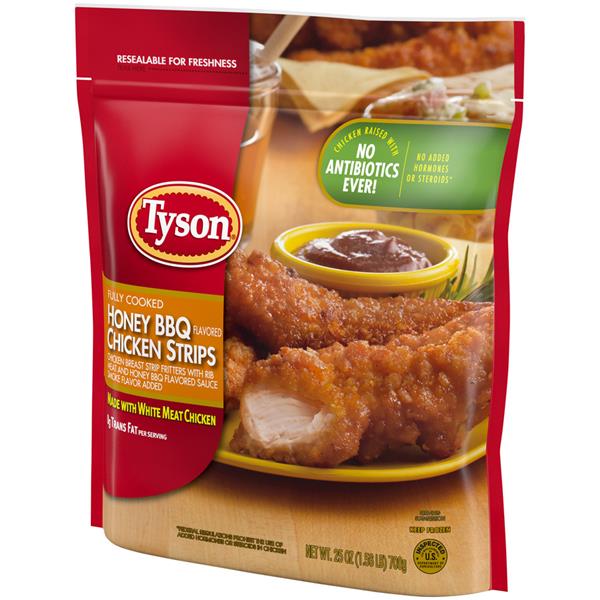 Tyson Honey Bbq Flavored Chicken Strips Hy Vee Aisles Online Grocery Shopping