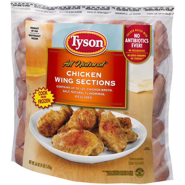 Tyson All Natural Chicken Wing Sections HyVee Aisles Online Grocery
