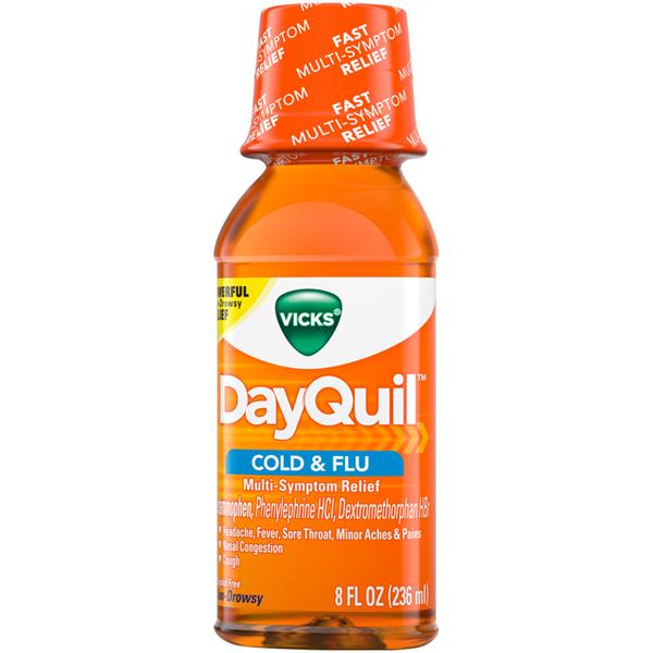 Vicks DayQuil Cold & Flu Relief Liquid | Hy-Vee Aisles Online Grocery ...