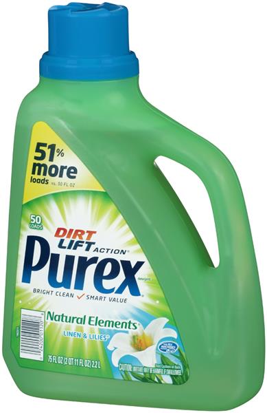 Purex Natural Elements Linen & Lilies Laundry Detergent | Hy-Vee Aisles ...