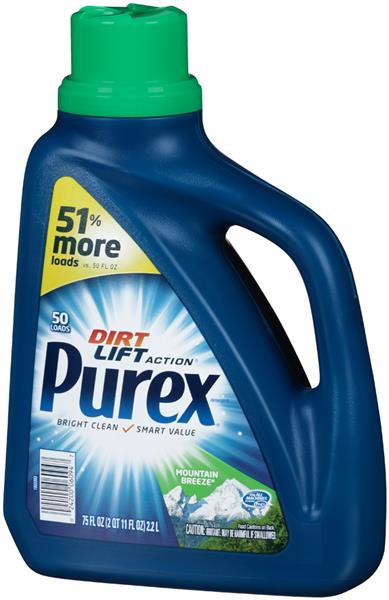 Purex Dirt Lift Action Mountain Breeze Laundry Detergent 