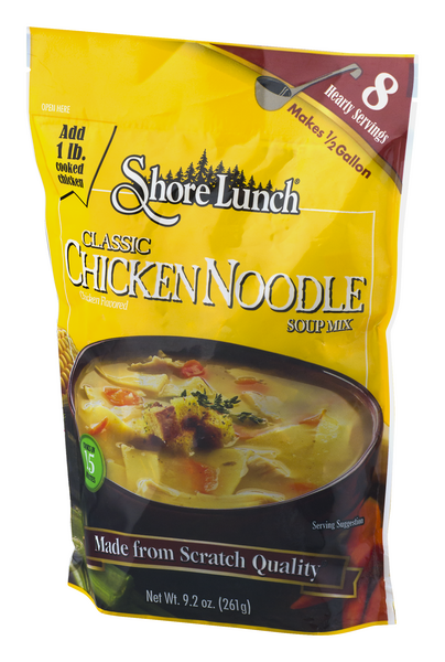 Shore Lunch Classic Chicken Noodle Soup Mix-9.2 Oz-3 Pack