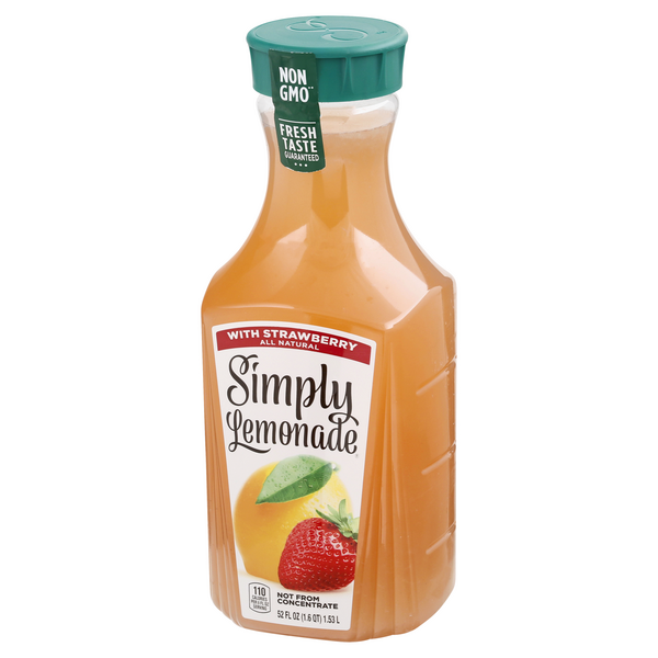 Simply Lemonade with Strawberry | Hy-Vee Aisles Online Grocery Shopping