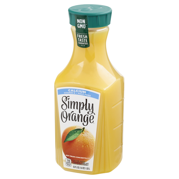 Simply Orange Calcium HyVee Aisles Online Grocery Shopping