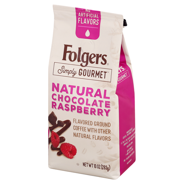 FOLGERS Simply Gourmet Coffee, Chocolate Raspberry, Ground