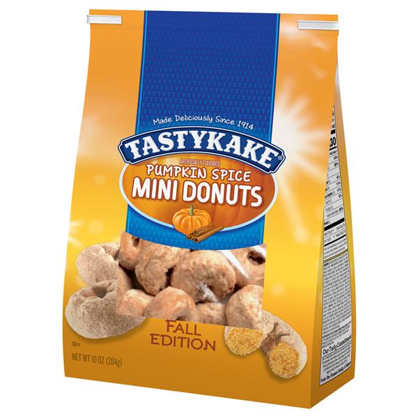 Tastykake Pumpkin Spice Mini Donuts | Hy-Vee Aisles Online Grocery Shopping