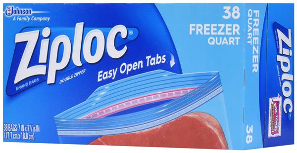 ziploc with zipper