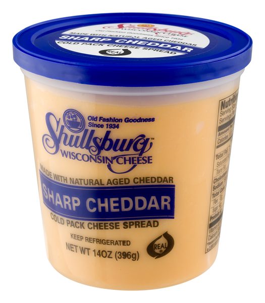 Shullsburg Wisconsin Cheese Cold Pack Cheese Spread Sharp Cheddar | Hy ...