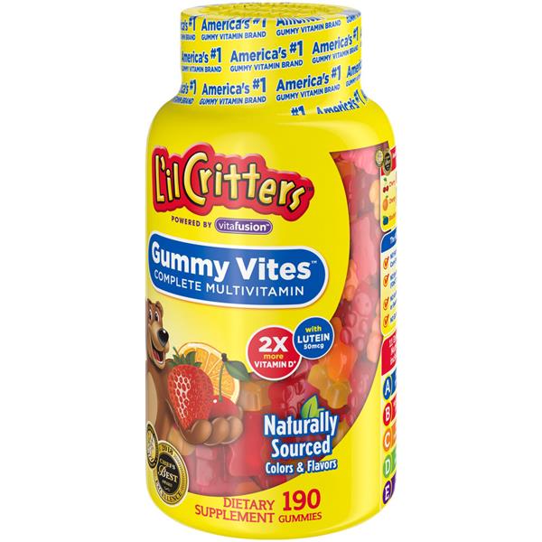 L'il Critters Gummy Vites Complete Multivitamin Dietary Supplement 