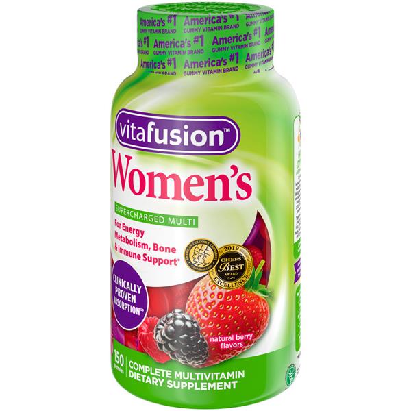 Vitafusion Women's Supercharged Multi Gummies Berry Flavors | Hy-Vee ...