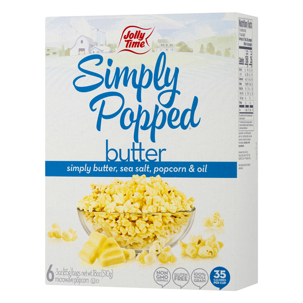 Jolly Time Simply Popped Microwave Popcorn, 63 oz Bags HyVee Aisles Online Grocery Shopping