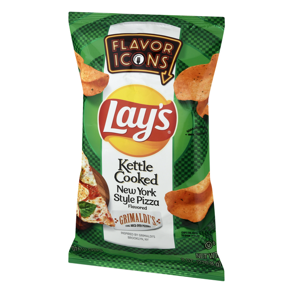 Lay's Kettle Cooked New York Style Pizza Potato Chips HyVee Aisles Online Grocery Shopping
