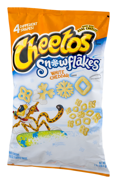 Cheetos 7 oz White Cheddar Snowflakes - 62841