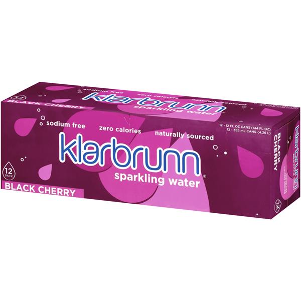 Klarbrunn Black Cherry Sparkling Water 12 Pack | Hy-Vee Aisles Online ...