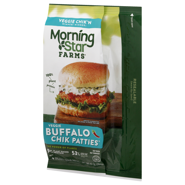 Morningstar Farms Buffalo Chik Patties 4Ct | Hy-Vee Aisles Online ...