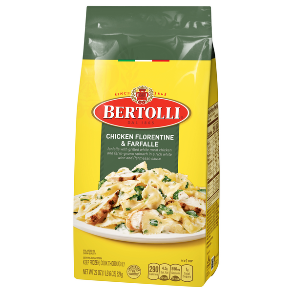 Bertolli Chicken Florentine & Farfalle | Hy-Vee Aisles Online Grocery ...