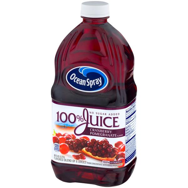 Ocean Spray Cranberry Pomegranate Flavor 100% Juice 60 fl. oz. Bottle ...