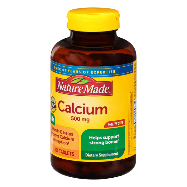 Nature Made Calcium 500mg with Vitamin D Tablets HyVee Aisles Online