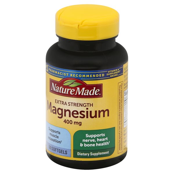 Nature Made Magnesium High Potency 400Mg Liquid Softgels | Hy-Vee ...