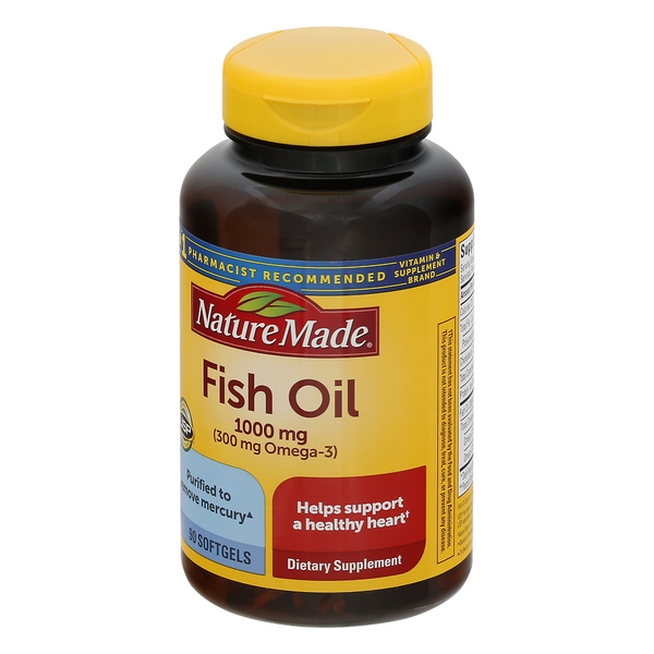 Nature Made Fish Oil 1000 mg 250 Softgels