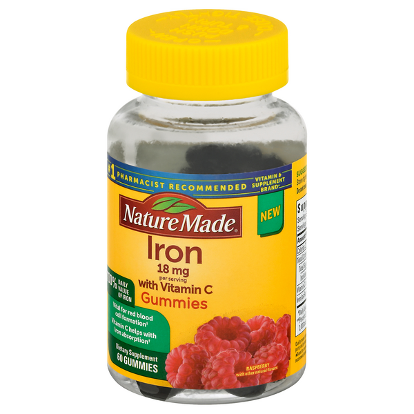 Nature Made Iron Gummies Side Effects Nature Made Iron With Vitamin C, 18 Mg, Gummies, Raspberry | Hy-Vee