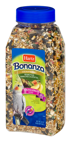 hartz bonanza cockatiel diet